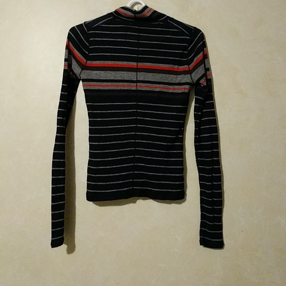 Rag & Bone Salute Stripe Turtleneck Ribbed Sweater - Picture 6 of 6